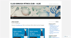Desktop Screenshot of clubgimnasiazubialde.wordpress.com