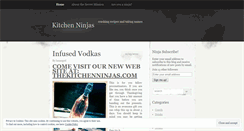 Desktop Screenshot of kitchenninjas.wordpress.com