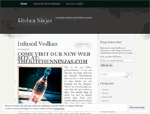 Tablet Screenshot of kitchenninjas.wordpress.com