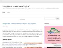 Tablet Screenshot of pengobataninfeksipadavagina.wordpress.com