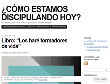 Tablet Screenshot of discipular.wordpress.com
