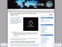Tablet Screenshot of htcia.wordpress.com