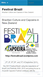 Mobile Screenshot of festivalbrazil.wordpress.com