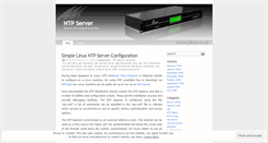 Desktop Screenshot of ntpserver.wordpress.com