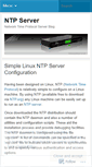 Mobile Screenshot of ntpserver.wordpress.com