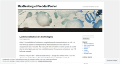 Desktop Screenshot of freddanpoirier.wordpress.com