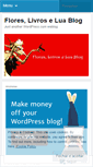 Mobile Screenshot of floreslivroselua.wordpress.com