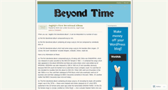 Desktop Screenshot of beyondtimejagjitsingh.wordpress.com