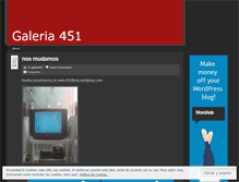 Tablet Screenshot of galeria451.wordpress.com