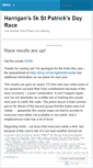 Mobile Screenshot of harrigans5k.wordpress.com