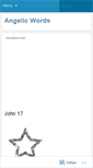 Mobile Screenshot of angelicwords.wordpress.com