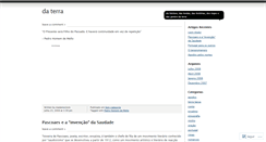 Desktop Screenshot of daterra.wordpress.com