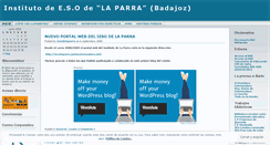 Desktop Screenshot of iesodelaparra.wordpress.com
