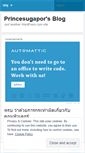 Mobile Screenshot of princesugapor.wordpress.com
