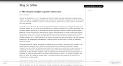 Desktop Screenshot of esanchezh.wordpress.com