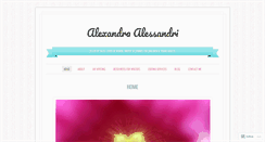 Desktop Screenshot of apalessandri.wordpress.com