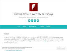 Tablet Screenshot of kursusdesainwebsurabaya.wordpress.com