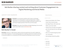 Tablet Screenshot of bobbarkerdigital.wordpress.com