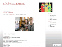 Tablet Screenshot of kucukkalemler03.wordpress.com
