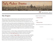 Tablet Screenshot of earlymoderndisaster.wordpress.com