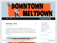 Tablet Screenshot of downtownmeltdown.wordpress.com