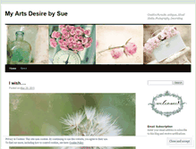 Tablet Screenshot of myartsdesire.wordpress.com