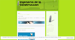 Desktop Screenshot of ingenieriaconstruccion.wordpress.com