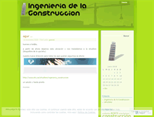 Tablet Screenshot of ingenieriaconstruccion.wordpress.com