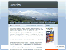 Tablet Screenshot of freedomcoach.wordpress.com