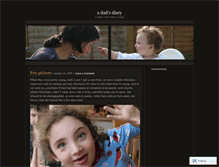 Tablet Screenshot of dadsdiary.wordpress.com
