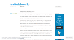 Desktop Screenshot of janellesfellowship.wordpress.com