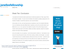 Tablet Screenshot of janellesfellowship.wordpress.com