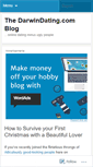 Mobile Screenshot of darwindating.wordpress.com