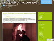 Tablet Screenshot of darwindating.wordpress.com