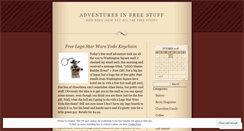 Desktop Screenshot of adventuresinfreestuff.wordpress.com