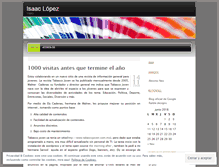 Tablet Screenshot of ilopez.wordpress.com