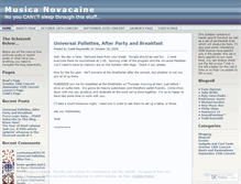 Tablet Screenshot of musicanova.wordpress.com