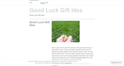 Desktop Screenshot of goodluckgift.wordpress.com