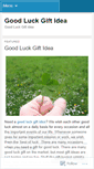 Mobile Screenshot of goodluckgift.wordpress.com