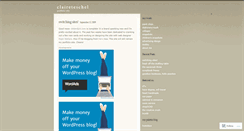 Desktop Screenshot of claireteschel.wordpress.com