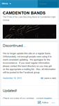 Mobile Screenshot of chslakerband.wordpress.com