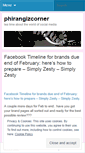 Mobile Screenshot of phirangizcorner.wordpress.com