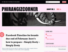 Tablet Screenshot of phirangizcorner.wordpress.com