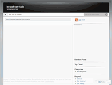 Tablet Screenshot of houseboat4sale.wordpress.com