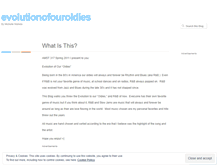 Tablet Screenshot of evolutionofouroldies.wordpress.com