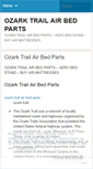 Mobile Screenshot of ozarktrailairbedpartsivd.wordpress.com