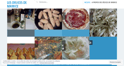 Desktop Screenshot of lesdelicesdemamice.wordpress.com