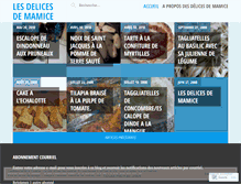 Tablet Screenshot of lesdelicesdemamice.wordpress.com