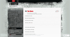 Desktop Screenshot of iquoted.wordpress.com