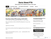 Tablet Screenshot of davisstreetpta.wordpress.com